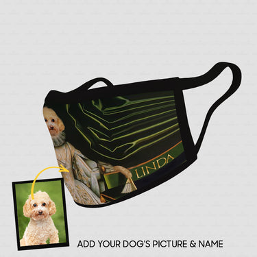 Personalized Dog Gift Idea - Royal Dog's Portrait 90 For Dog Lovers - Cloth Mask